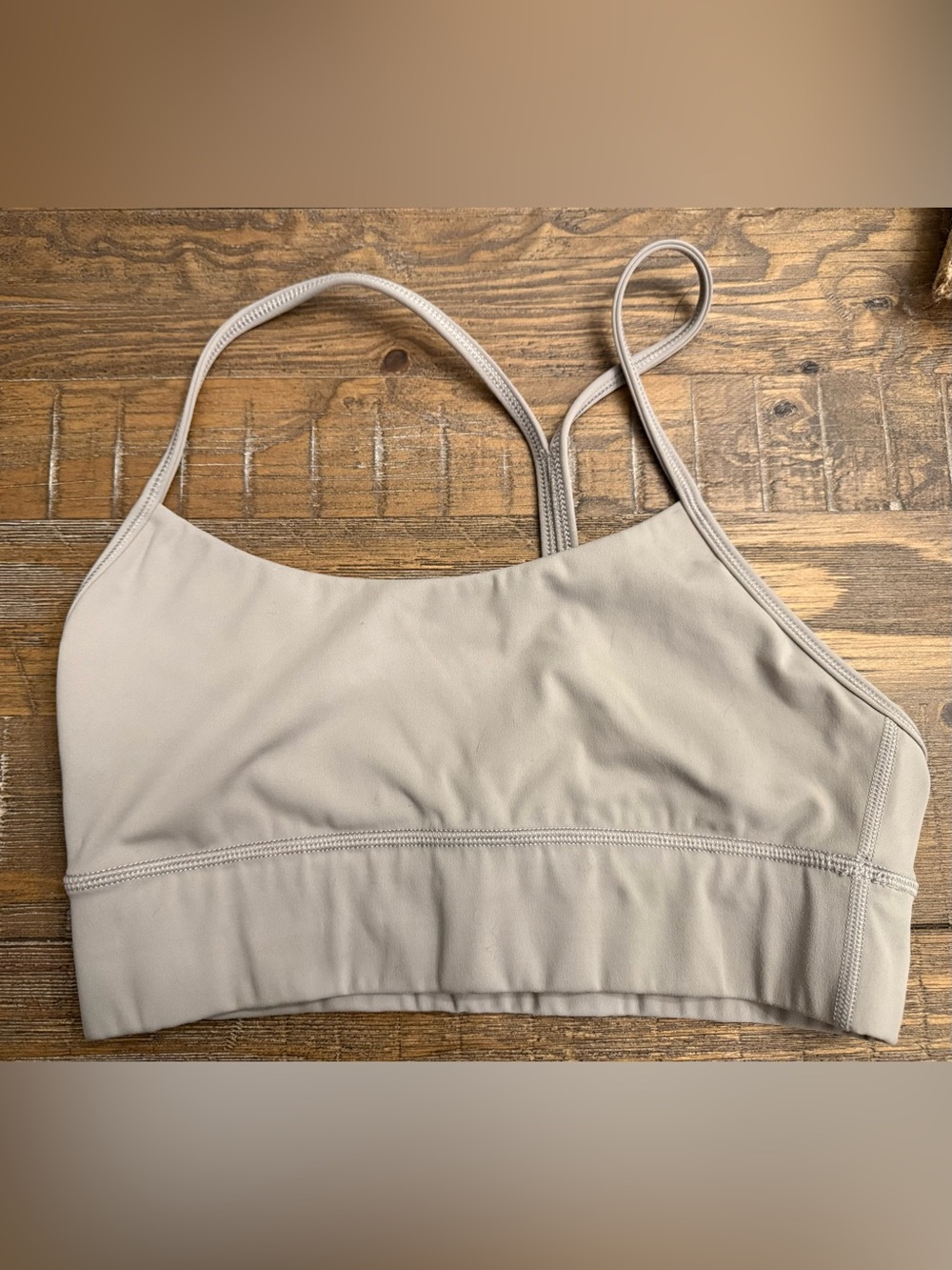 lululemon athletica Grey Strappy Sports Bra